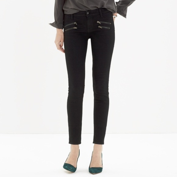Madewell Skinny Skinny Jeans with Zippers - Picture 2 of 8